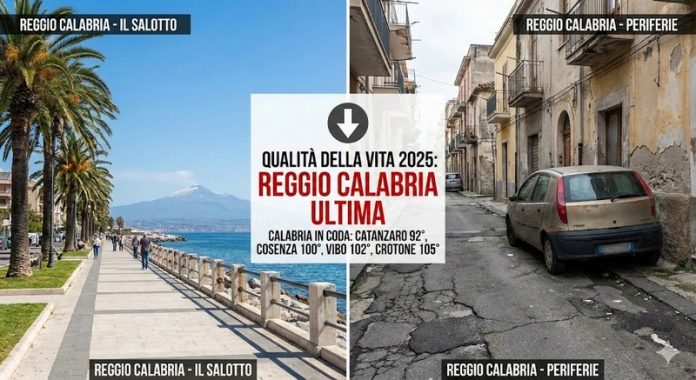 qualità vita reggio calabria 2025