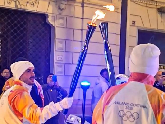 reggio calabria fiaccola olimpica