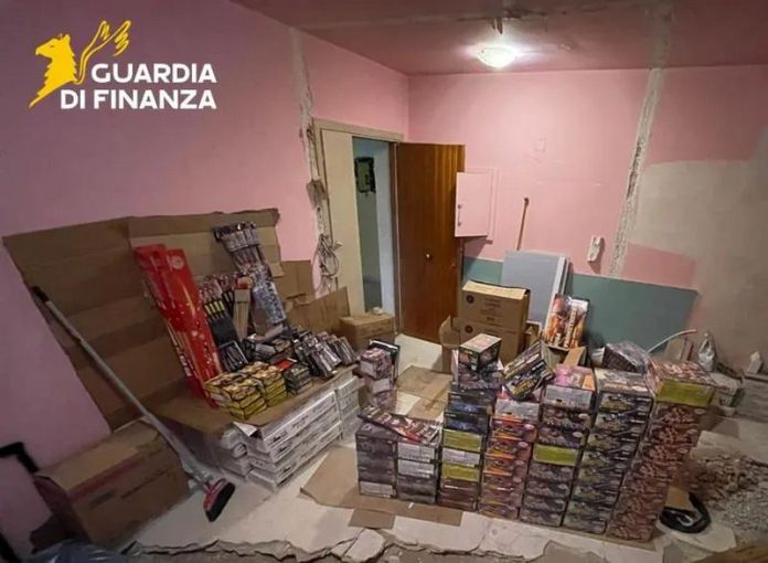 sequestro fuochi pirotecnici corigliano