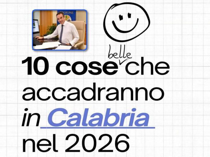 10 cose che accadranno in calabria