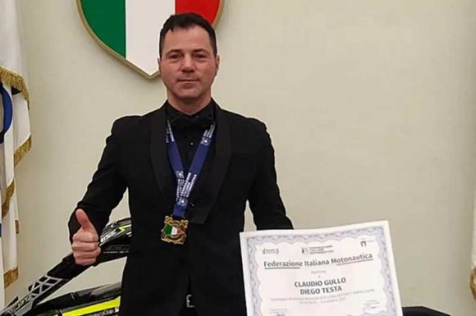 Claudio Gullo medaglia oro Coni