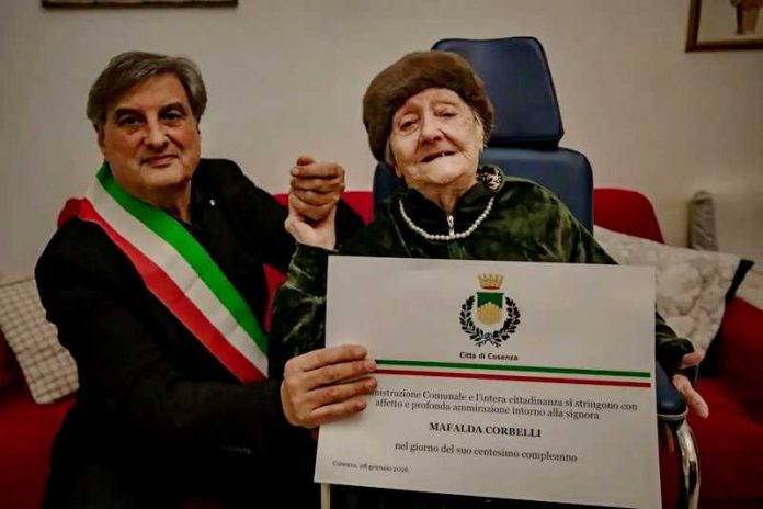 Mafalda Corbelli centenaria Cosenza