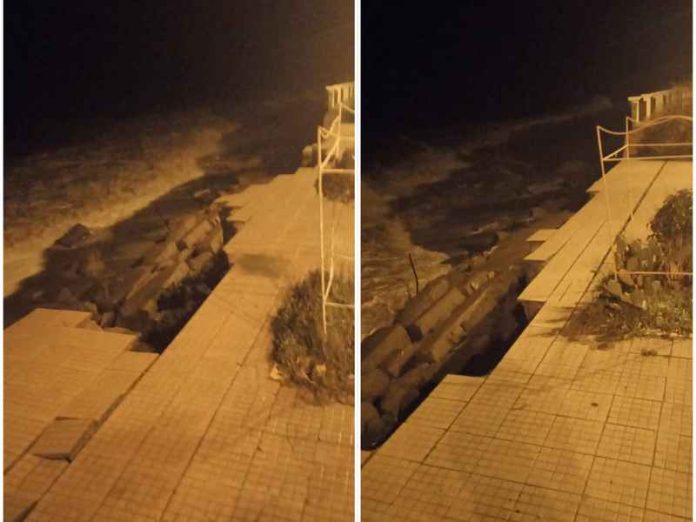 crollo lungomare melito porto salvo