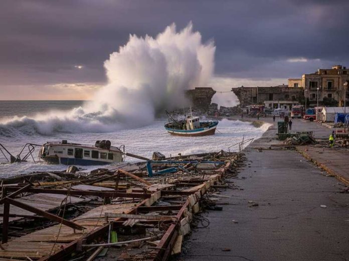 maltempo mareggiata costa