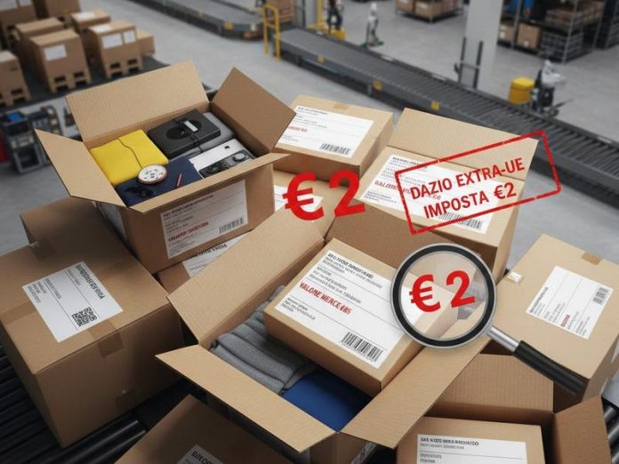 tassa due euro pacchi