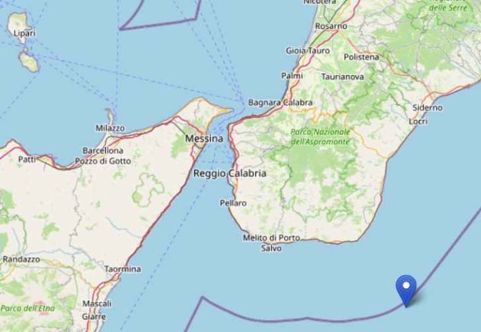 terremoto costa ionica reggino