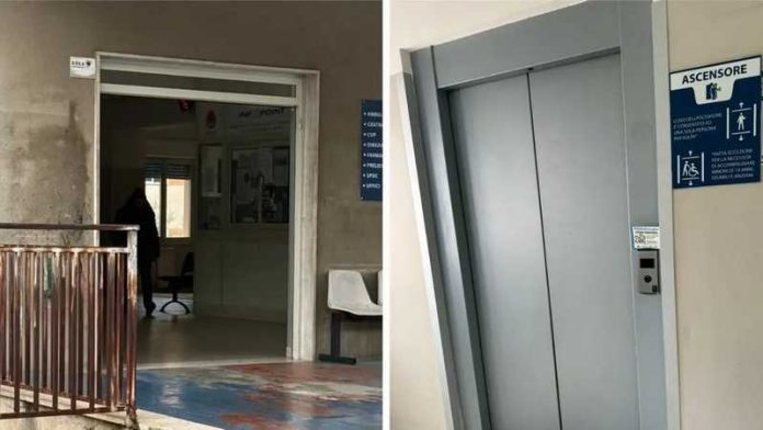 ascensore e porta guasti ospedale polistena