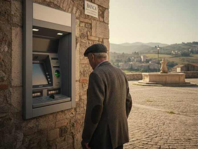 banca bancomat anziano