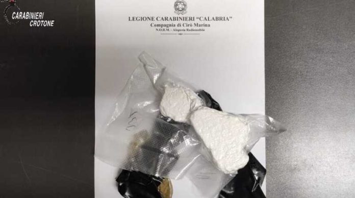 cocaina auto crucoli