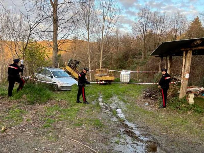 deposito rifiuti illegale motta santa lucia