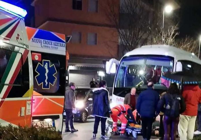 pedone investito pullman cosenza