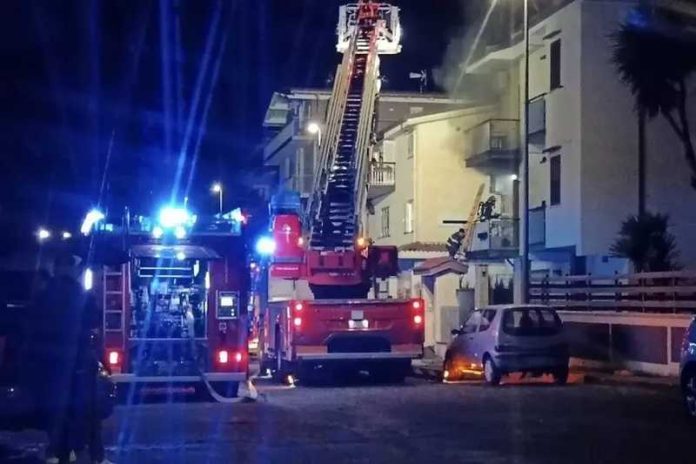 incendio abitazione lamezia