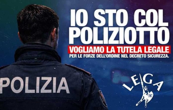 lega tutela poliziotto