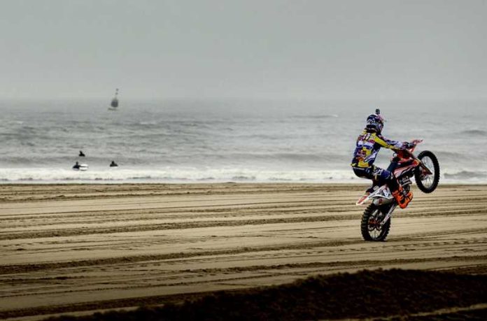 motocross spiaggia
