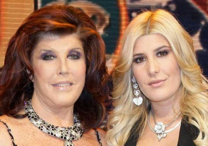 patrizia de blanck con la figlia giada