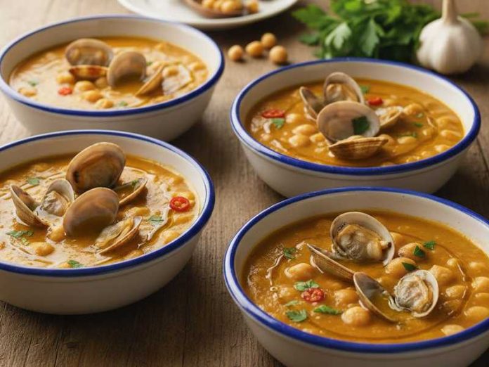 zuppa ceci e vongole veraci