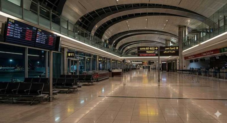 aeroporto vuoto_ai generated