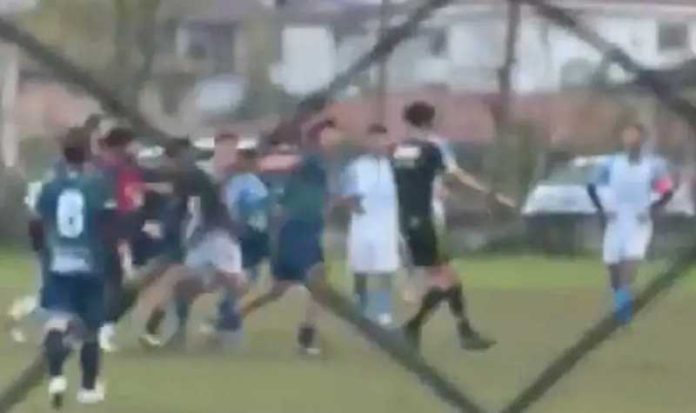aggressione arbitro francica