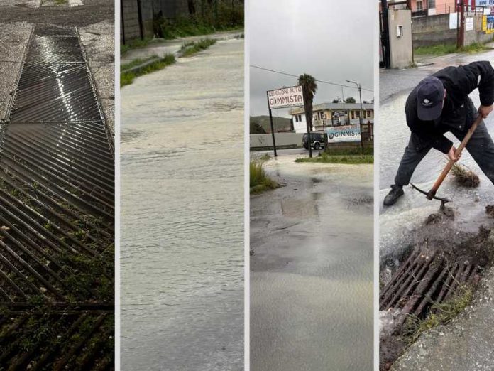 allagamento strada catanzaro