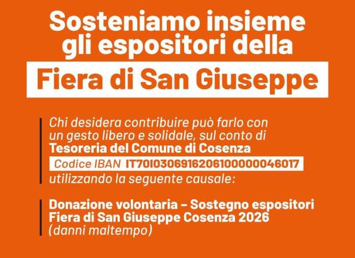 raccolta fondi fiera cosenza