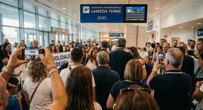 rientro rendesi aeroporto_ai generated