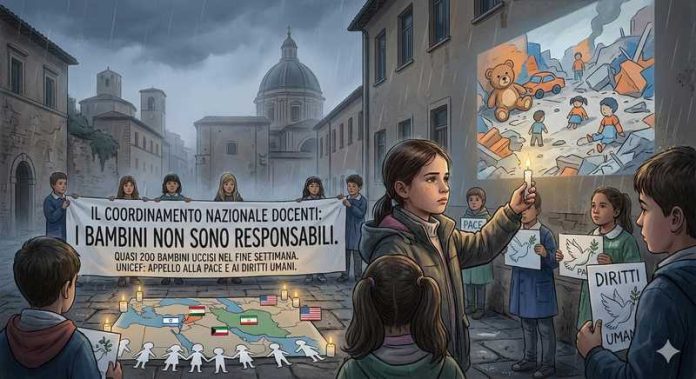 unicef bambini conflitto iran