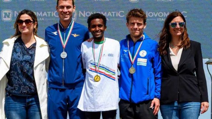 Ademe Cuneo podio Rimini maratona