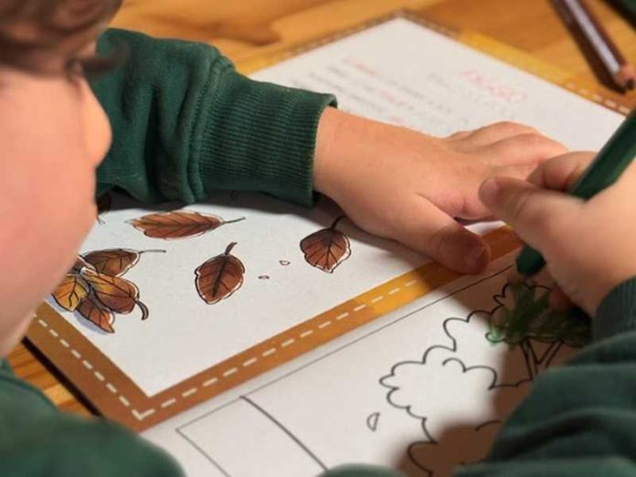 albo pollino_bambino colora