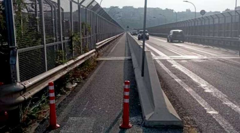 catanzaro ponte bisantis carreggiata