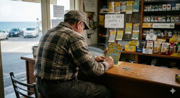 giocatore gratta e vinci