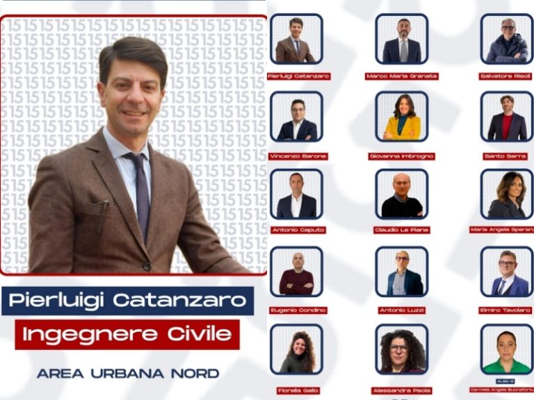 Elezioni Ordine Ingegneri Cosenza: Pierluigi Catanzaro candidato Presidente della lista “15 duepuntozero”,