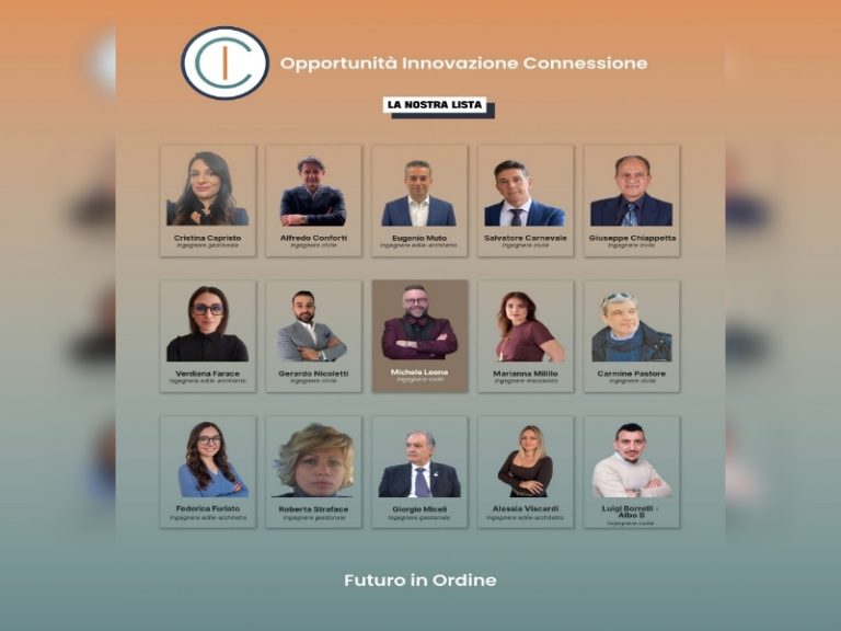 Ingegneri, verso il rinnovo: 15 professionisti insieme per costruire il “Futuro in Ordine”