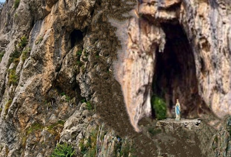 La Madonna di Lourdes in una grotta: la fede incontra la bellezza selvaggia della Calabria
