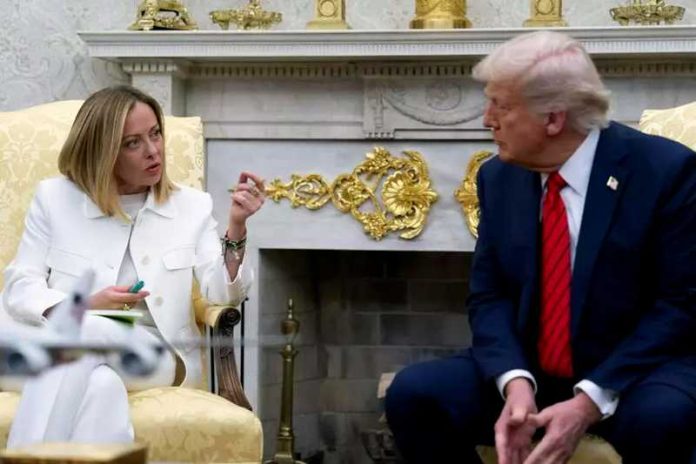 meloni trump