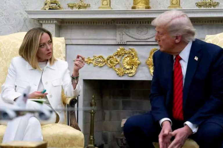 meloni trump