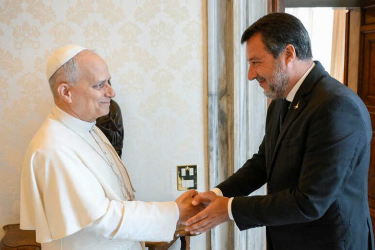 papa leone salvini