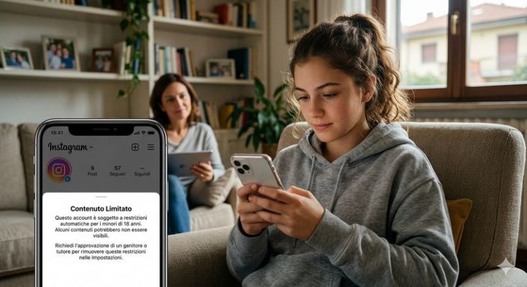 restrizioni automatiche minorenni instagram