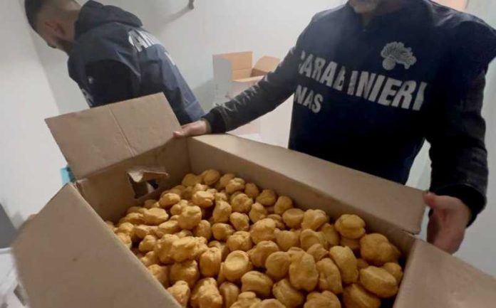 sequestro alimenti panificio