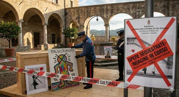 truffa opere false reggio calabria