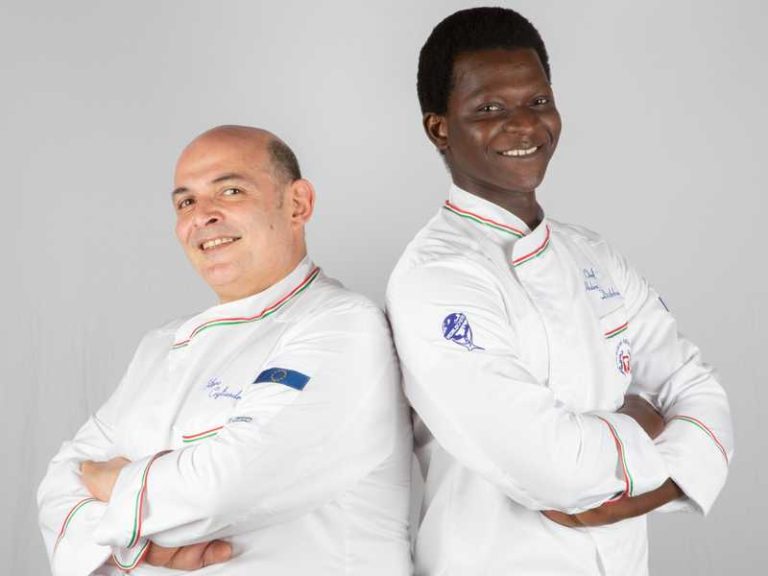 Chef Cogliandro e Dibassey