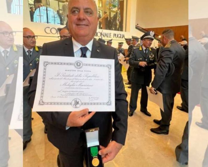 Gaetano Giordano medaglia