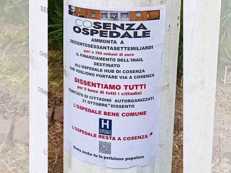 Il manifesto Co-senza Ospedale