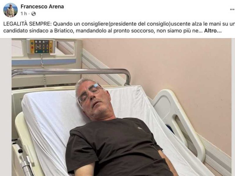 aggressione candidato sindaco briatico