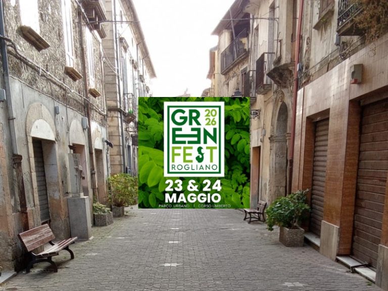 Rogliano, tutto pronto per il Green Fest: domani il debutto è già un successo