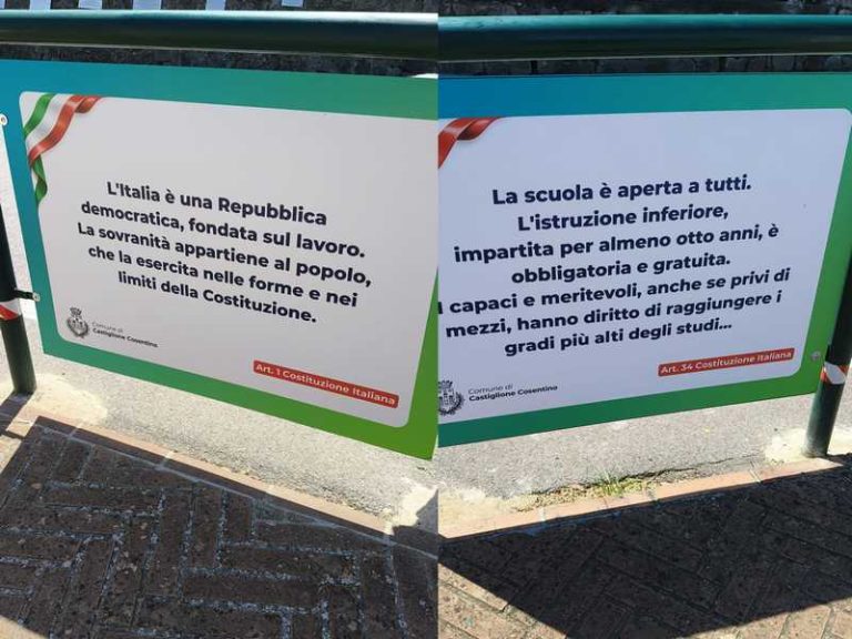 costituzione castiglione cosentino