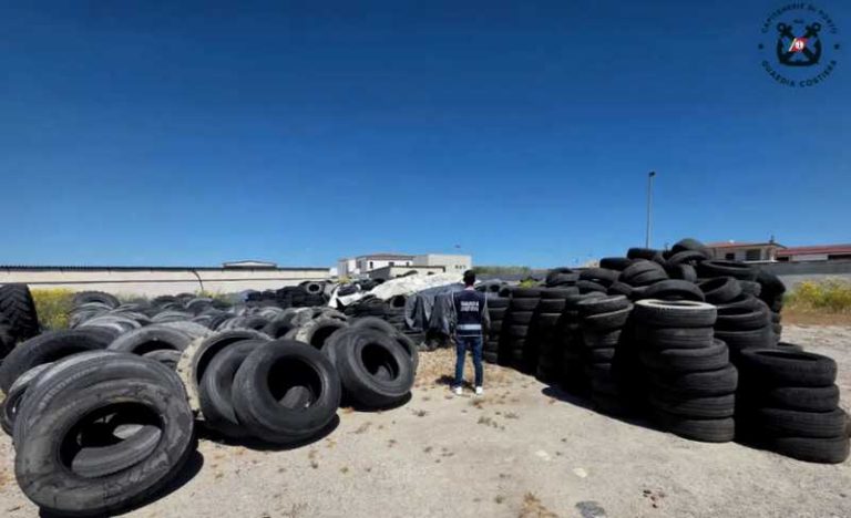 deposito illegale pneumatici crotone
