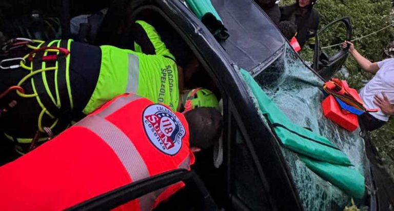 dipignano incidente giovane dirupo
