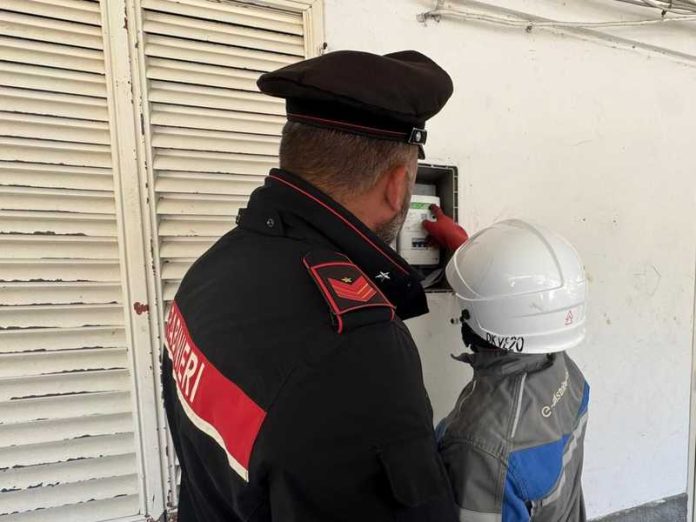 furto energia carabinieri