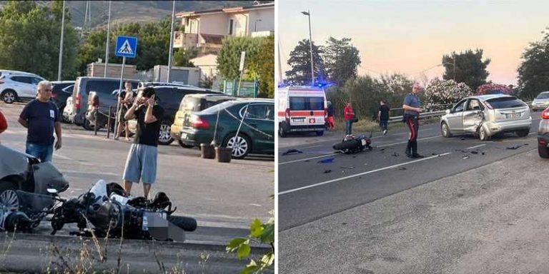 incidenti moto statale 106