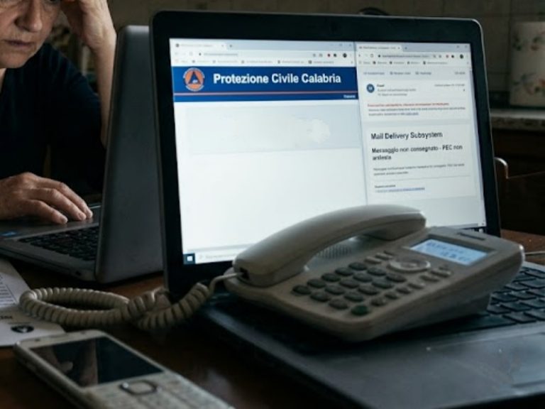 Tra PEC fantasma e telefoni “fuori uso”: la Protezione Civile Calabria non risponde agli alluvionati